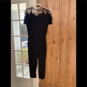 Jen Pirate Booty Jumpsuit size M color Black